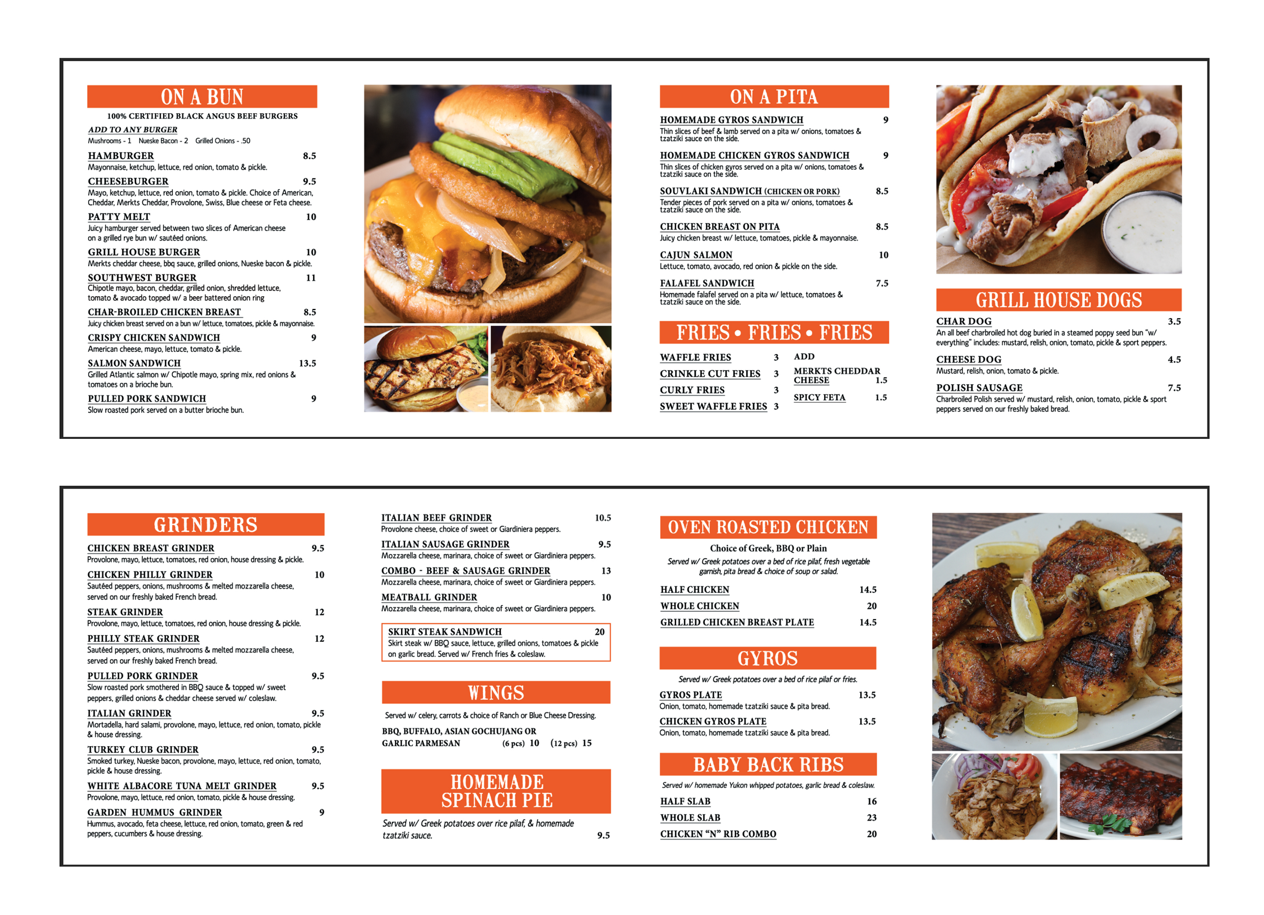Menu Grill House